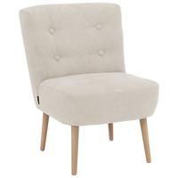 SESSEL Kamle Bezug Flachgewebe Buche natur / beige - Weiß, Kunststoff (68/78/58cm) - 58aufmkessel