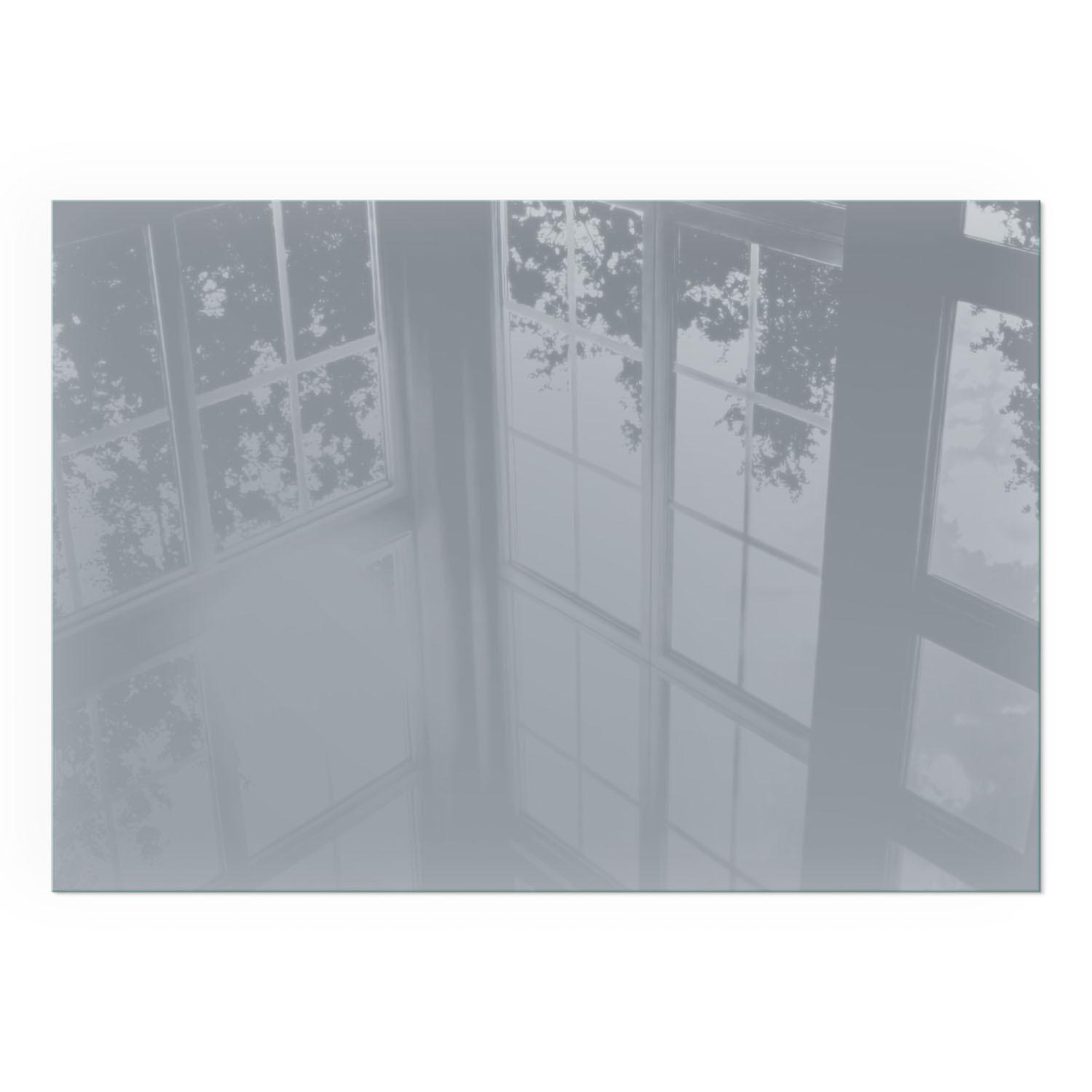 GLASPLATTE für Kamin 100x70 cm - Grau, Glas (100/70/0.4cm) - TULUP