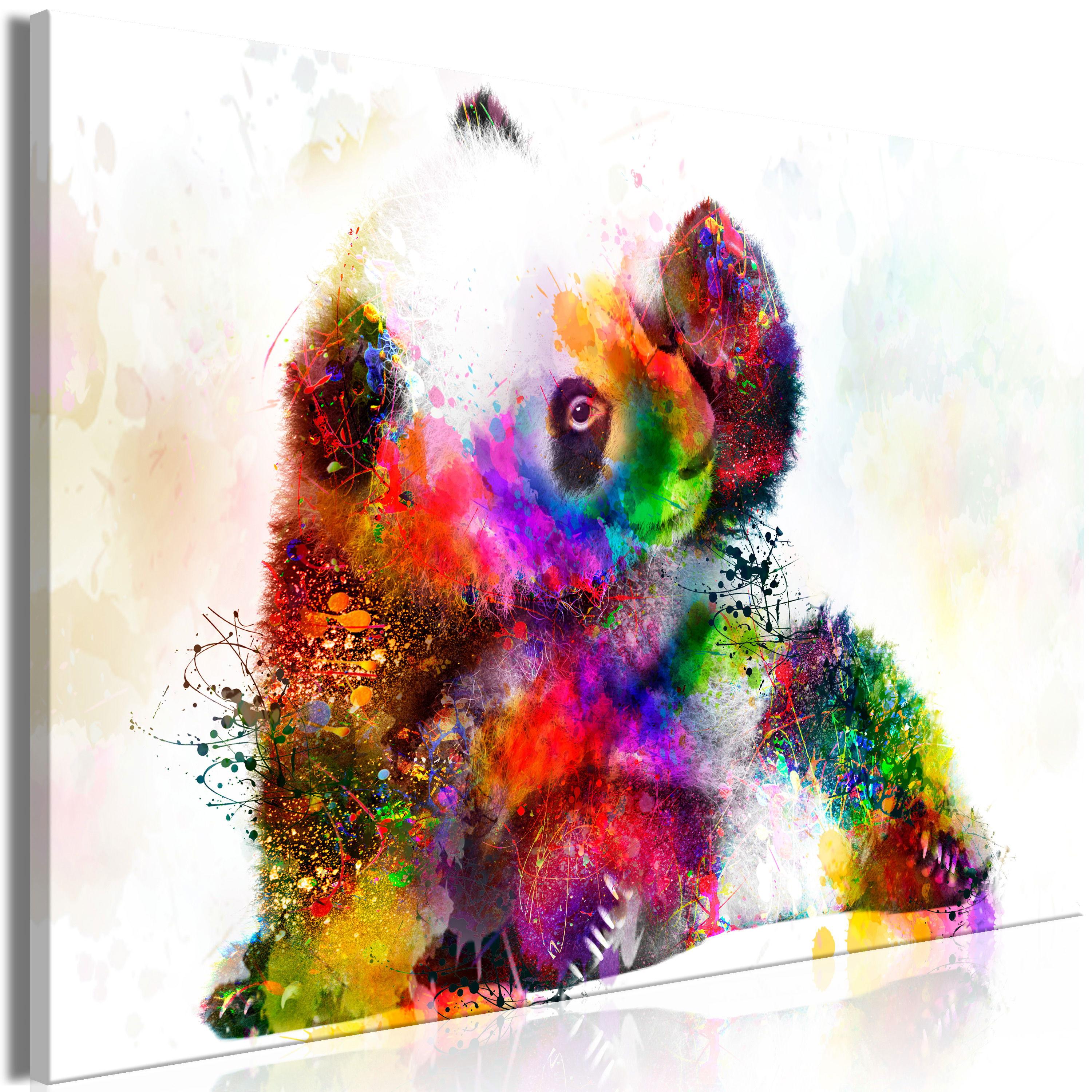 KUNSTDRUCK Bunt 120/80 cm - Multicolor, Textil (120/80cm) - KUNSTLOFT