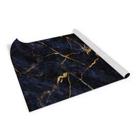 MÖBELAUFKLEBER 100x50 cm Blauer Marmor - Blau, Kunststoff (100/50/50cm) - TULUP