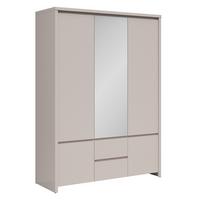 SCHRANK 3 Türen Soren Kaschmir - Beige, Holzwerkstoff (153.5/211/55.5cm) - Petits-meubles
