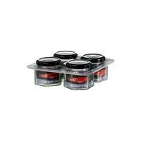 VORRATSGLÄSER-SET Mara transparent 106 ml 4-tlg. - Transparent, Glas (6/5.5/6cm) - Ritzenhoff Breker
