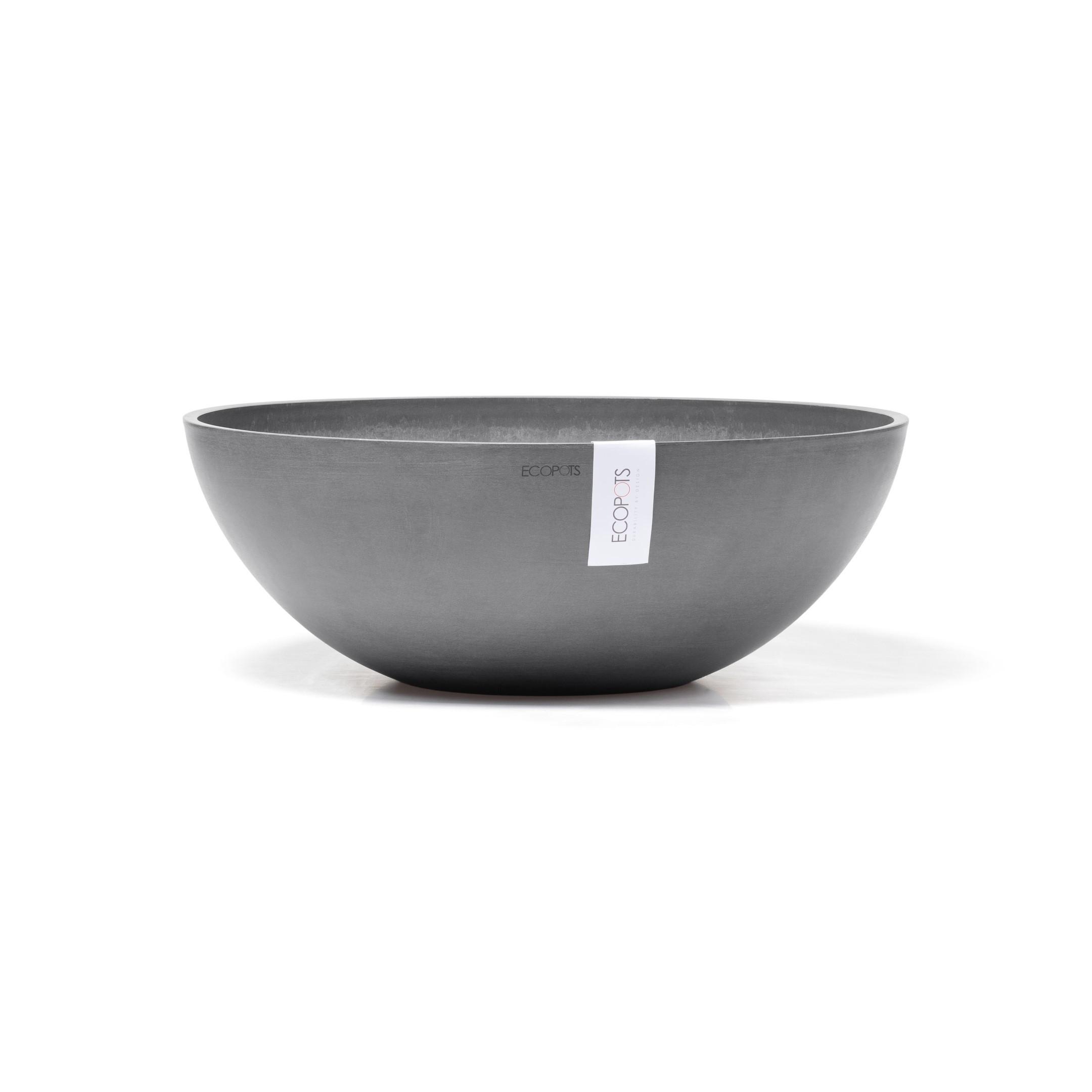 BLUMENTOPF Vienna 50,4/18,5 cm Grau - Grau, Kunststoff (50.4/18.5cm) - Ecopots