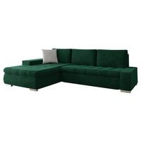 ECKSOFA Orkan Premium - Smaragdgrün/Beige, Holz/Textil (302/213cm) - MIRJAN24