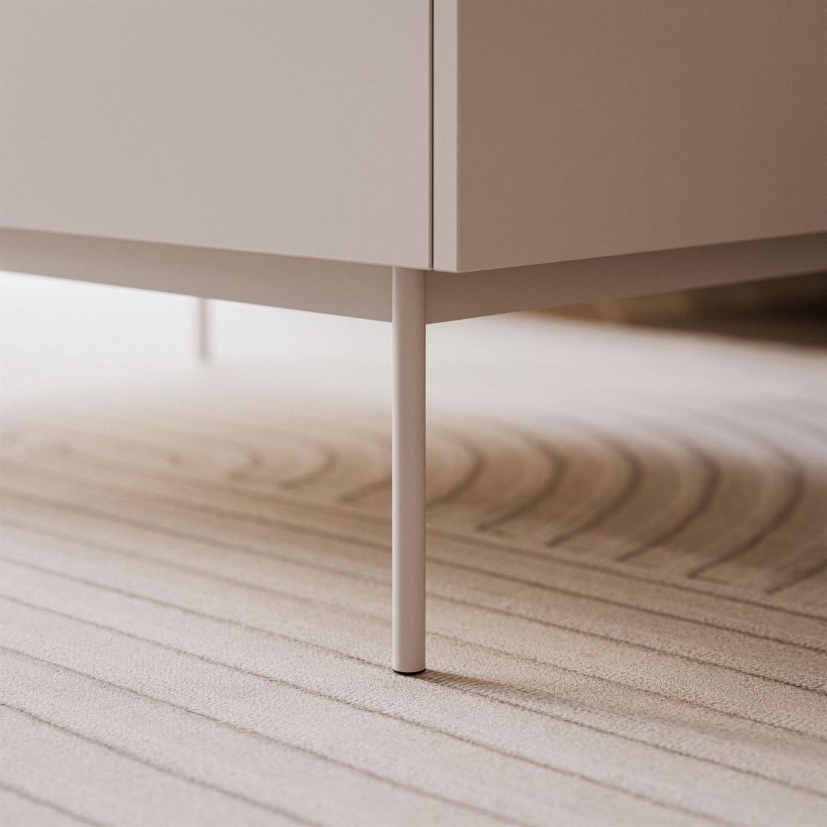 COUCHTISCH ESSENCE L97 mit Schublade Kaschmir / Eiche Linea - Kaschmir/Eichefarben, Holzwerkstoff (97/45/65cm) - Lookway