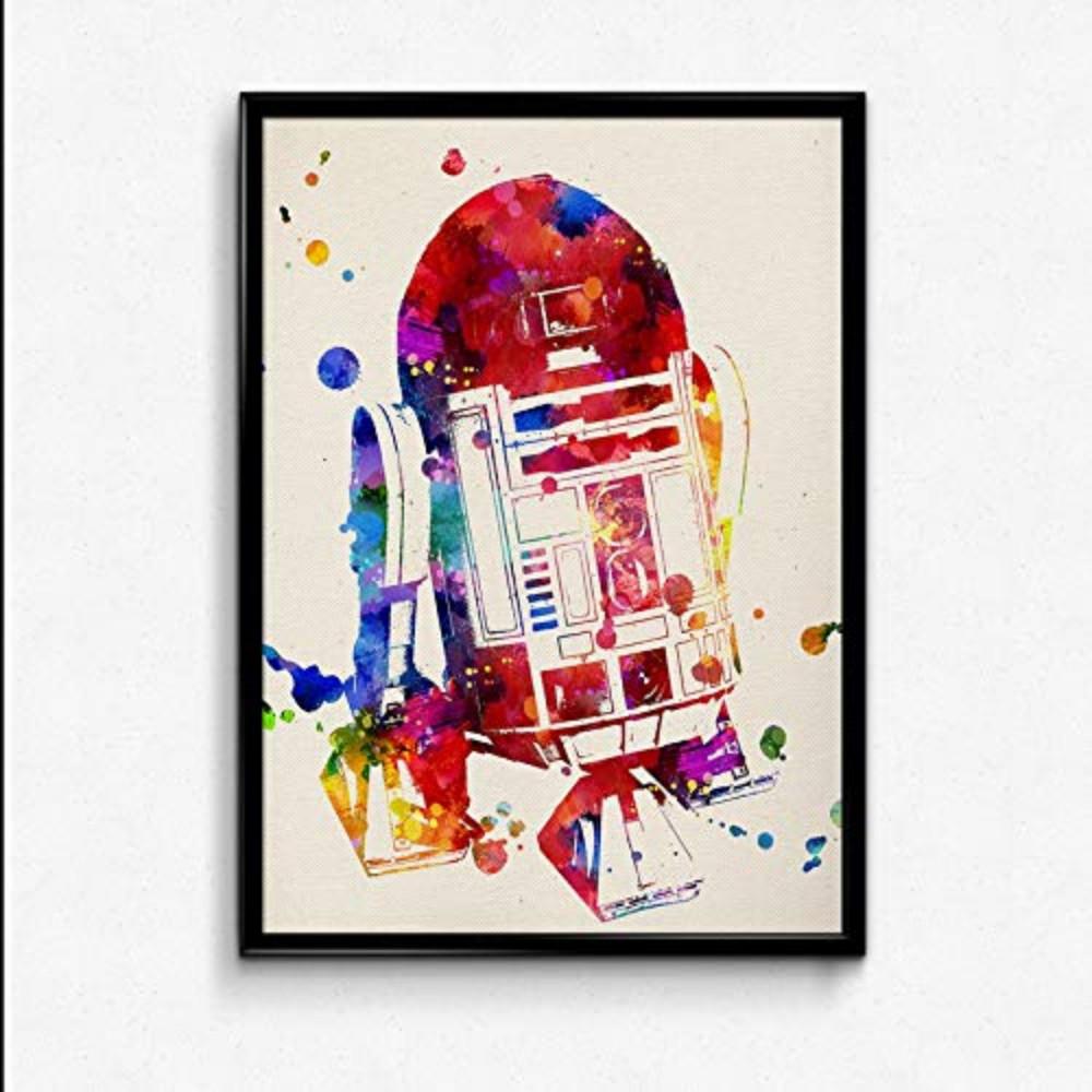 POSTER Harry Potter A4 Schwarzer Rahmen - Schwarz, Papier (29.7/5/21cm) - Nacnic