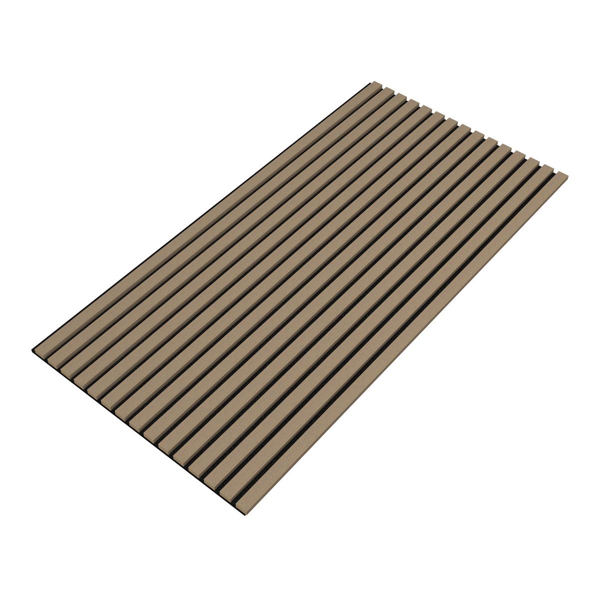 AKUSTIK WANDPANEEL-SET Vang 4-TLG. III. - Walnussfarben, Holzwerkstoff/Kunststoff (60/120/2.1cm) - NEU.HOLZ