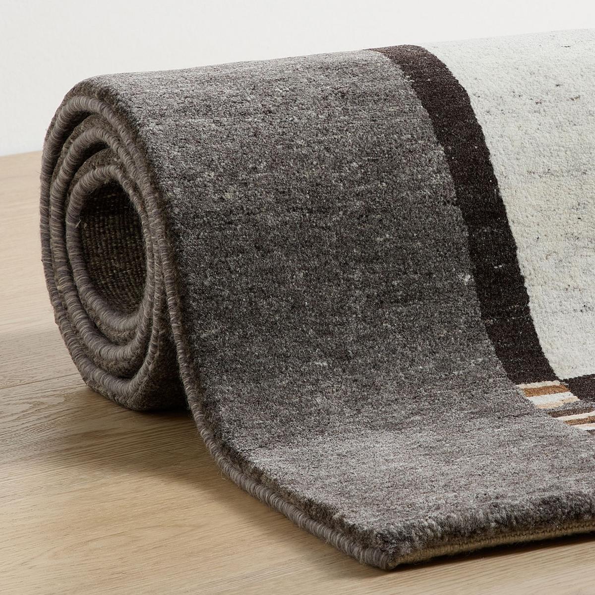 WOLLTEPPICH Heaven 70x140 cm - Grau, Textil (70/140cm) - Natur Pur