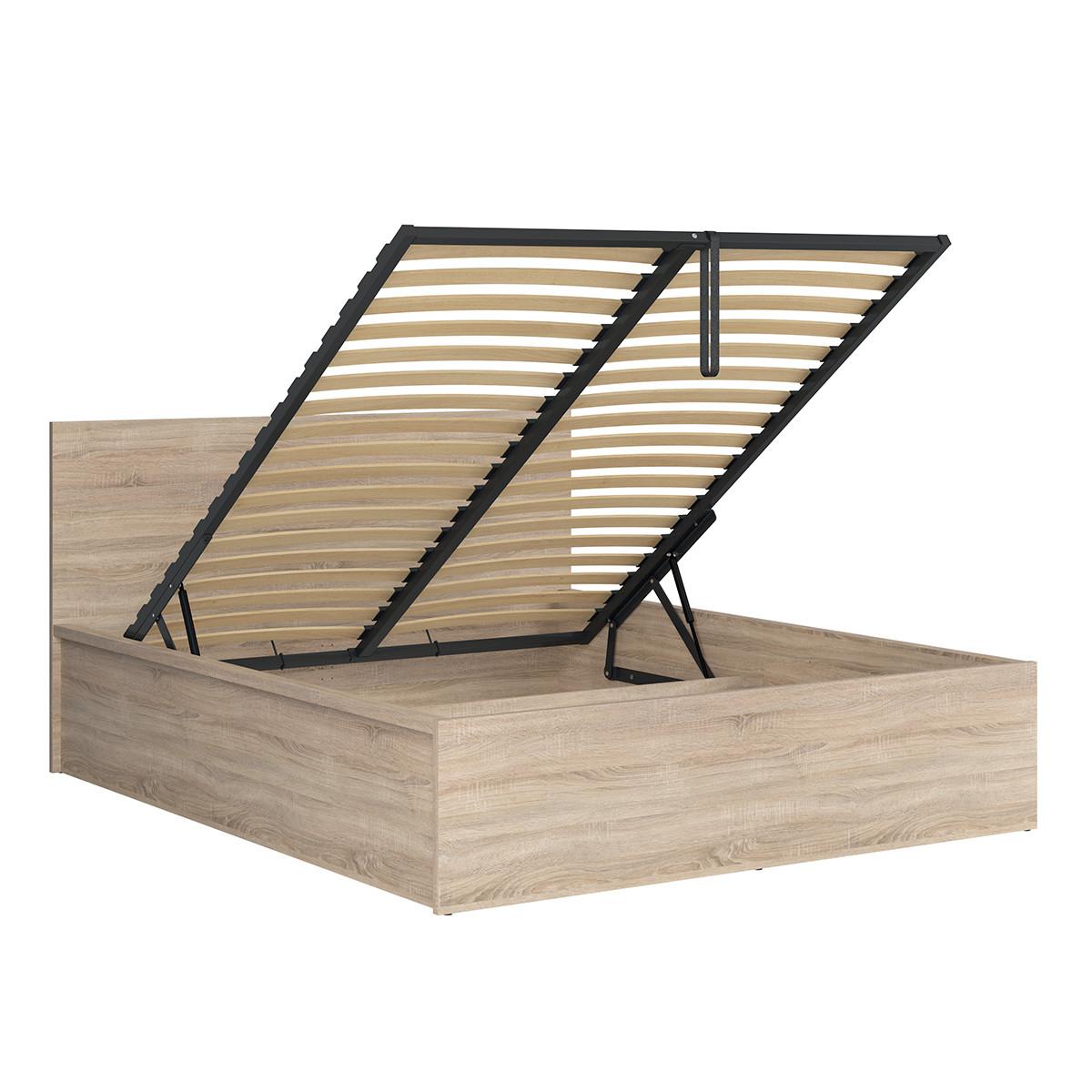 BOXBETT 160/200 Edwin Holz - Braun, Holzwerkstoff (160/200cm) - Petits-meubles