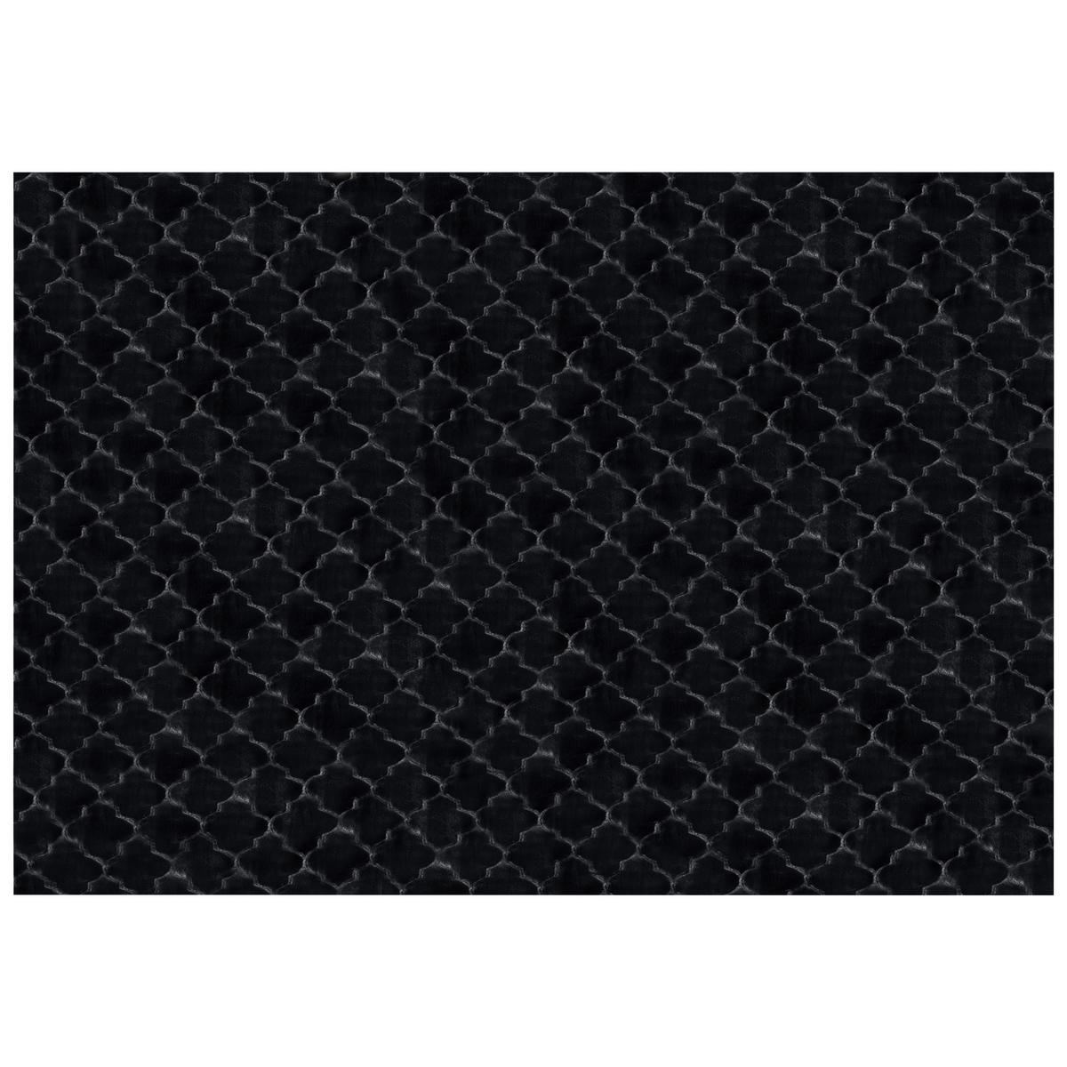 SHAGGY-KUNSTFELLTEPPICH Gharo 230/160 cm - Schwarz, Kunststoff (160/230cm) - Beliani