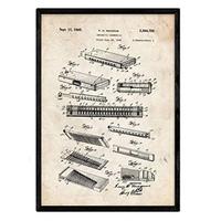 POSTER Harmonika Patent A3 Rahmenlos - Klar, Papier (29.7/5/42cm) - Nacnic