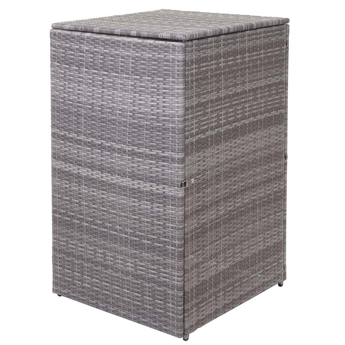 MÜLLTONNENVERKLEIDUNG Grau - Grau, Kunststoff (65/110/66cm) - MCW