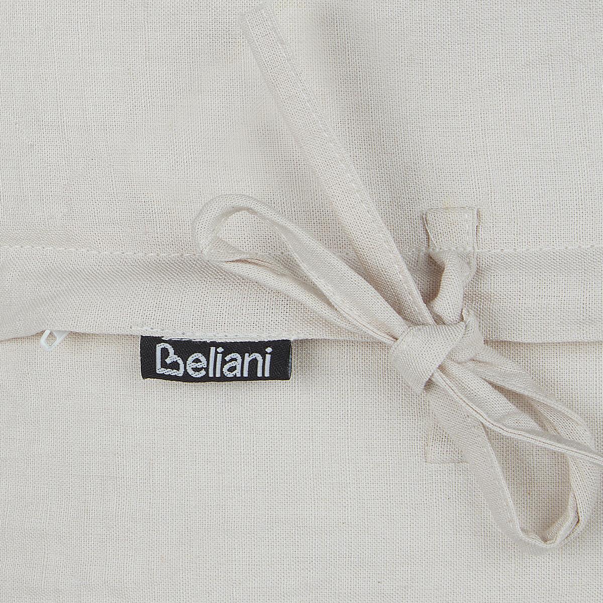 DEKOKISSEN 2er-Set Cremeweiß 45/30 cm Sassafras - Weiß, Textil (45/30cm) - Beliani