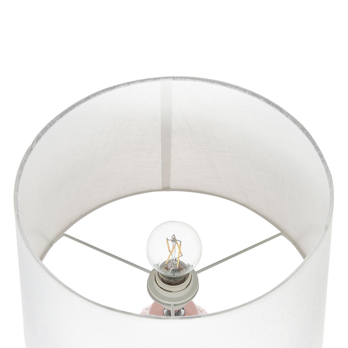TISCHLAMPE Zarima 35/35/56 cm - Pink, Keramik (35/35/56cm) - Beliani