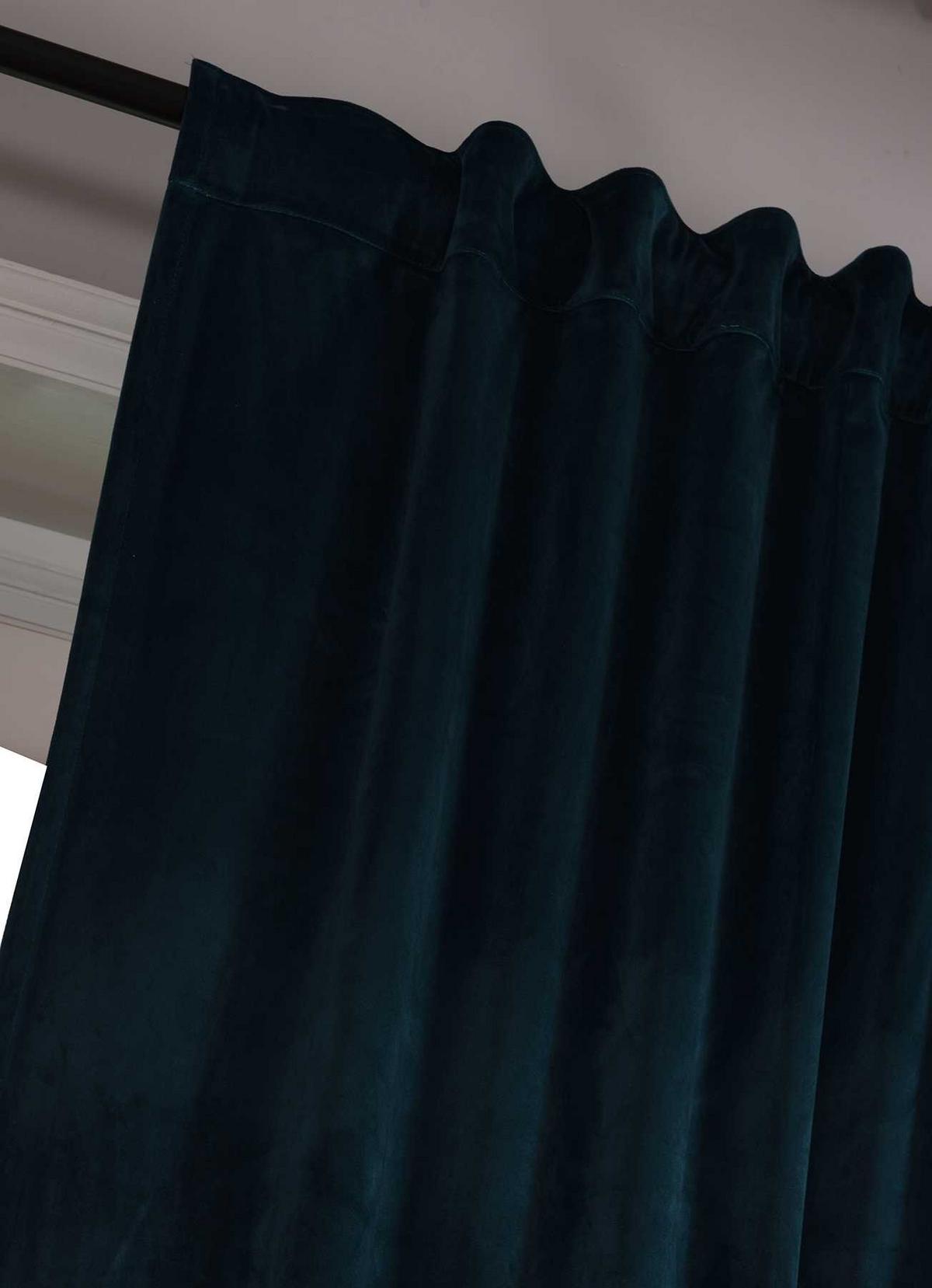 VORHANG MILANO HxB 235x135 cm Grün - Grün, Textil (135/235cm) - Gardinenbox