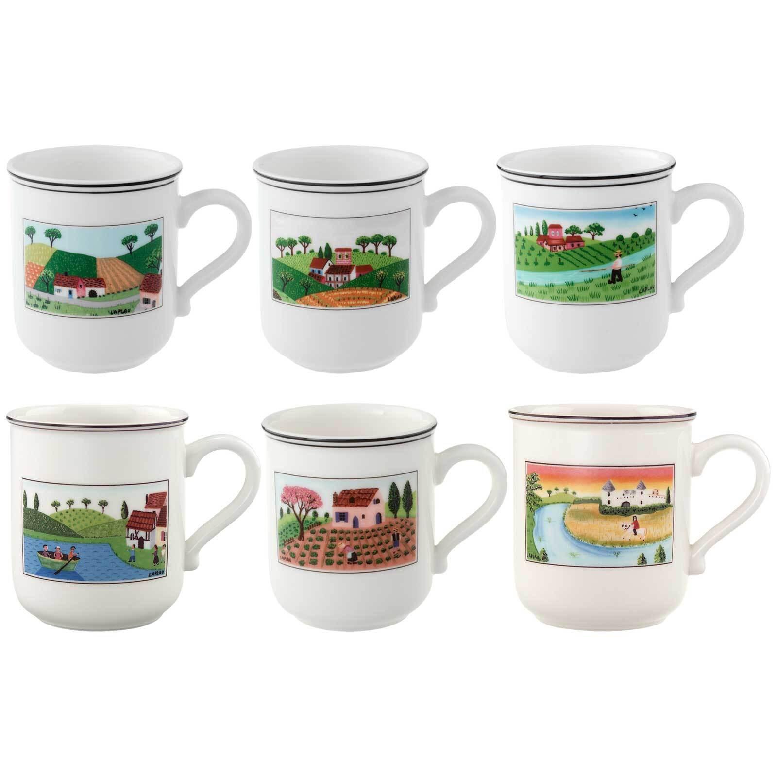 KAFFEEBECHER KOLLEKTION Design Naif bunt 300 ml 6er Set - Multicolor, Keramik (0.3L) - Villeroy & Boch