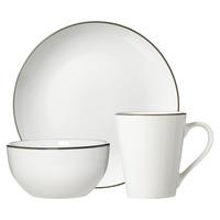 FRÜHSTÜCKS-SET Adela grau 18-tlg. - Grau, Keramik (2/2/2cm) - Ritzenhoff Breker
