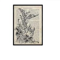 POSTER Fenix Schwarz Und Weiß A4 Rahmenlos - Klar, Papier (29.7/5/21cm) - Nacnic
