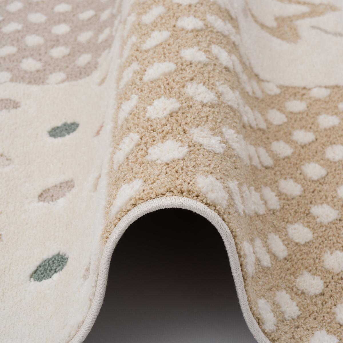 KINDER TEPPICH HAPPY KIDS - Taupe, Textil (80/150cm) - Pergamon