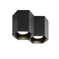AUFBAULEUCHTE Emma 18/9/11 cm - Schwarz, Metall (18/9/11cm) - Nettlife