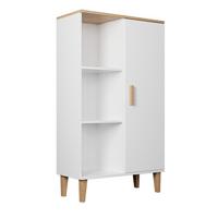 BÜCHERREGAL Denver Weiß - Weiß, Holzwerkstoff (35/120/80cm) - Petits-meubles