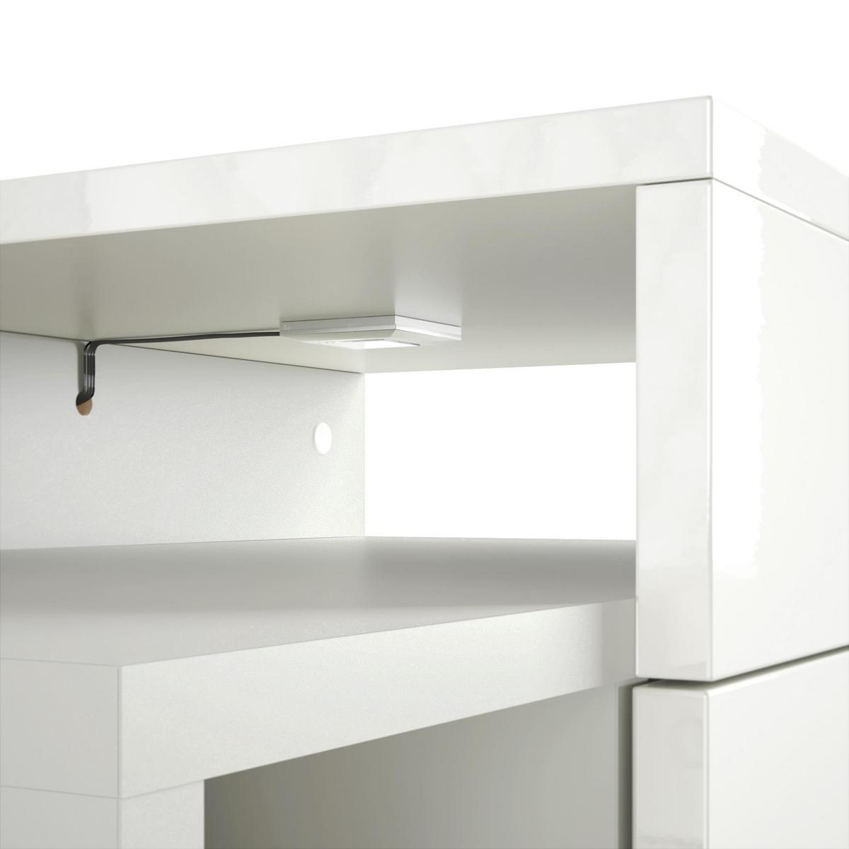 NACHTTISCH Queens Front in Eiche Natur - Eichefarben, Holzwerkstoff (60/63/36cm) - Vladon
