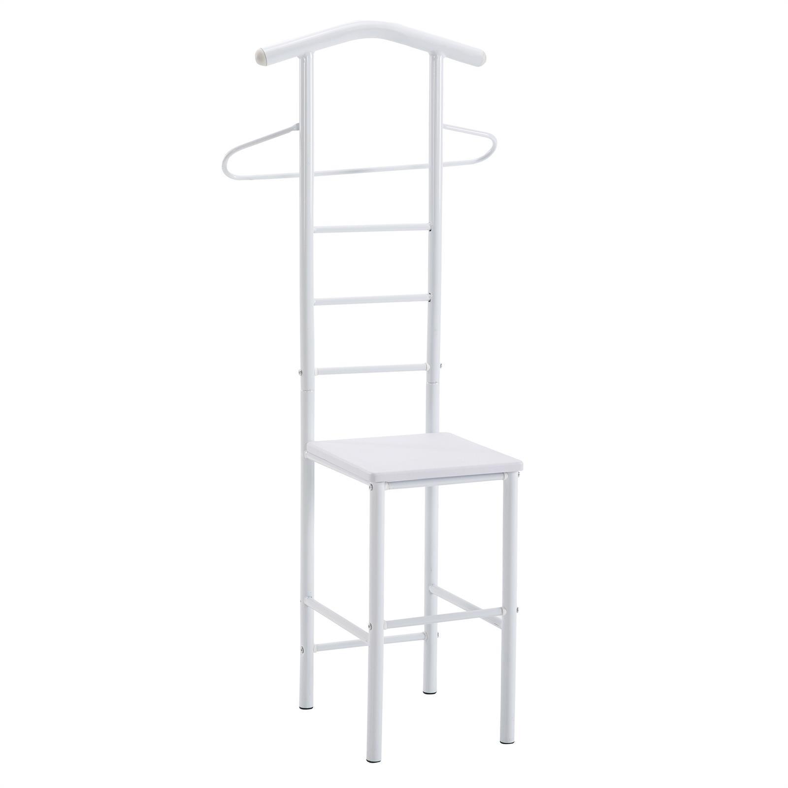 HERRENDIENER JIVO weiß/weiß - Weiß, Metall (53/121/47cm) - CARO-Möbel