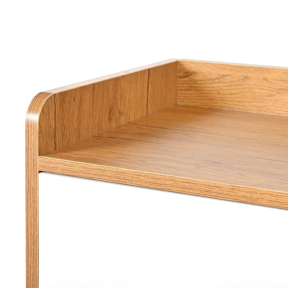 SCHUHSCHRANK in Weiß & Natur mit Massivholzbeinen & Push-to-Open-Funktion - Walnussfarben, Holzwerkstoff (90/99/35cm) - Urban Meuble