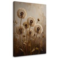 LEINWANDBILD Blumen 20x30cm - Braun, Textil (20/30cm) - Feeby
