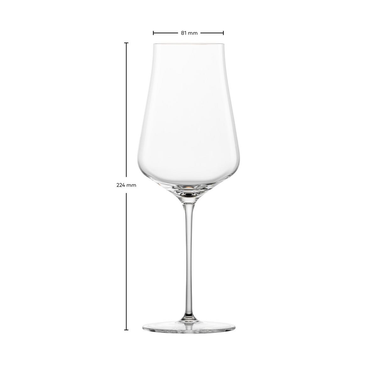 WEISSWEINGLÄSER Duo transparent 381 ml 2er Set - Transparent, Glas (0.381L) - Zwiesel Glas