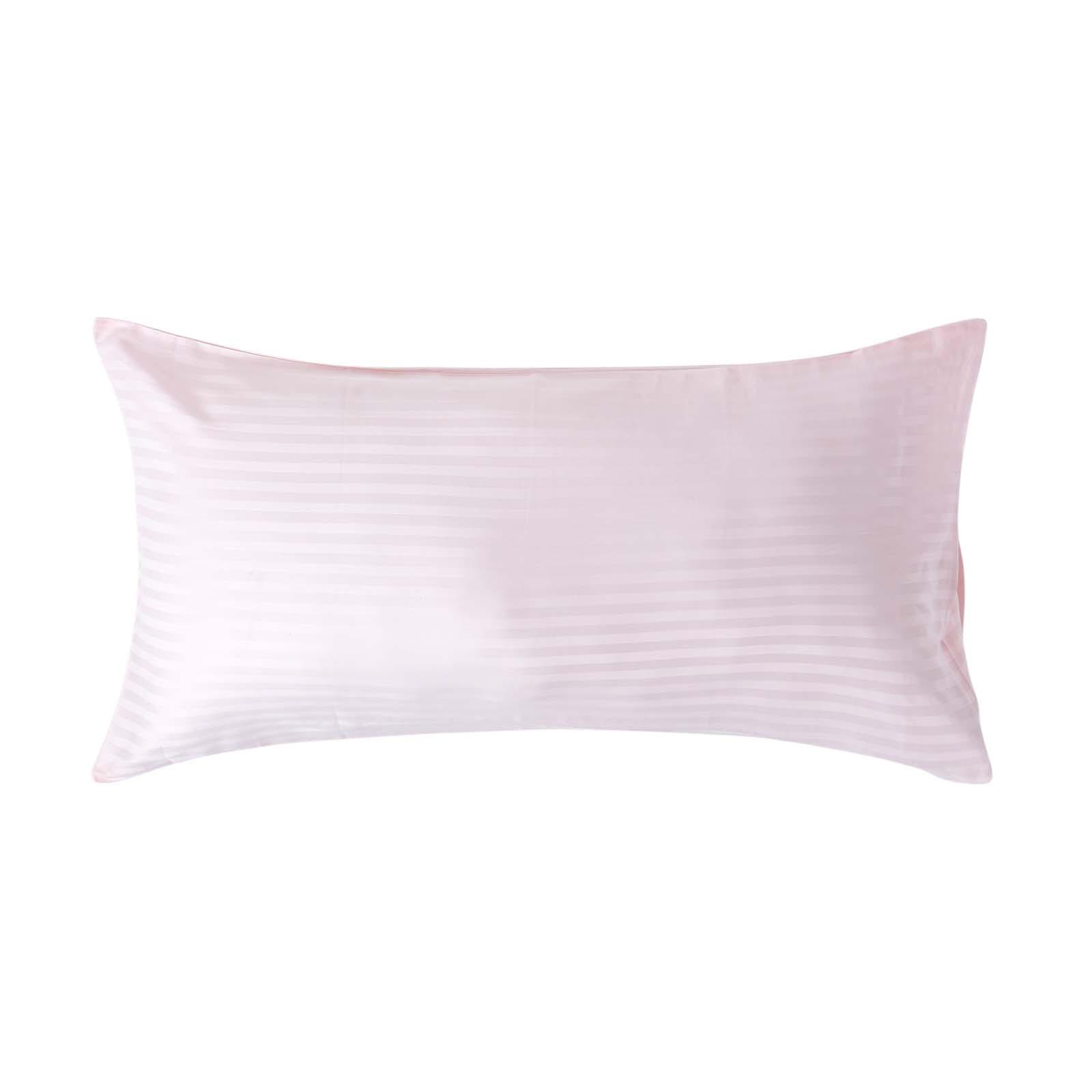 KISSENBEZUG Damast, Ägyptische Baumwolle, Fadendichte 330 - Rosa, Textil (50/90cm) - Homescapes