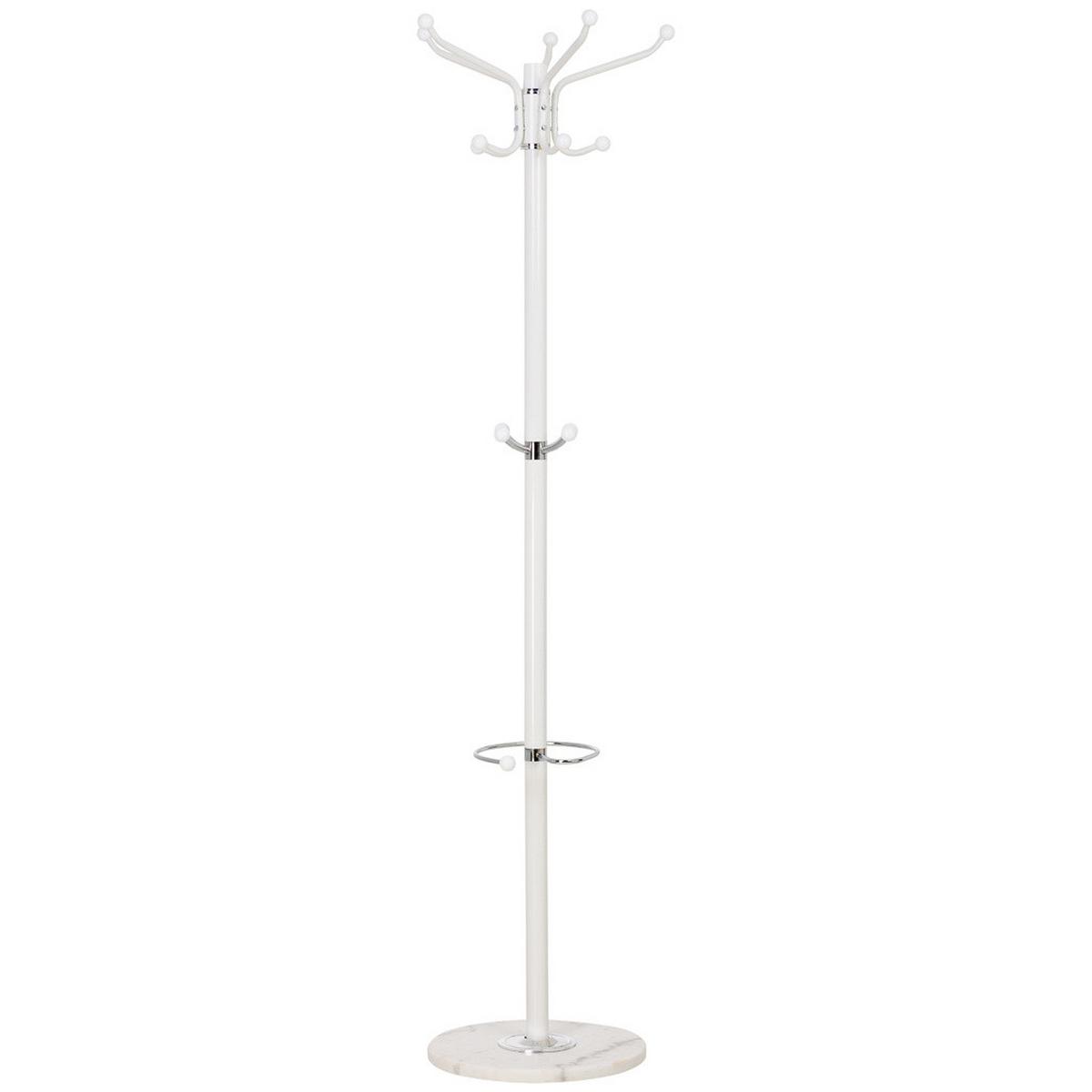 GARDEROBE aus metall 36x172cm - Weiß, Metall (36/172/36cm) - Wanderlust
