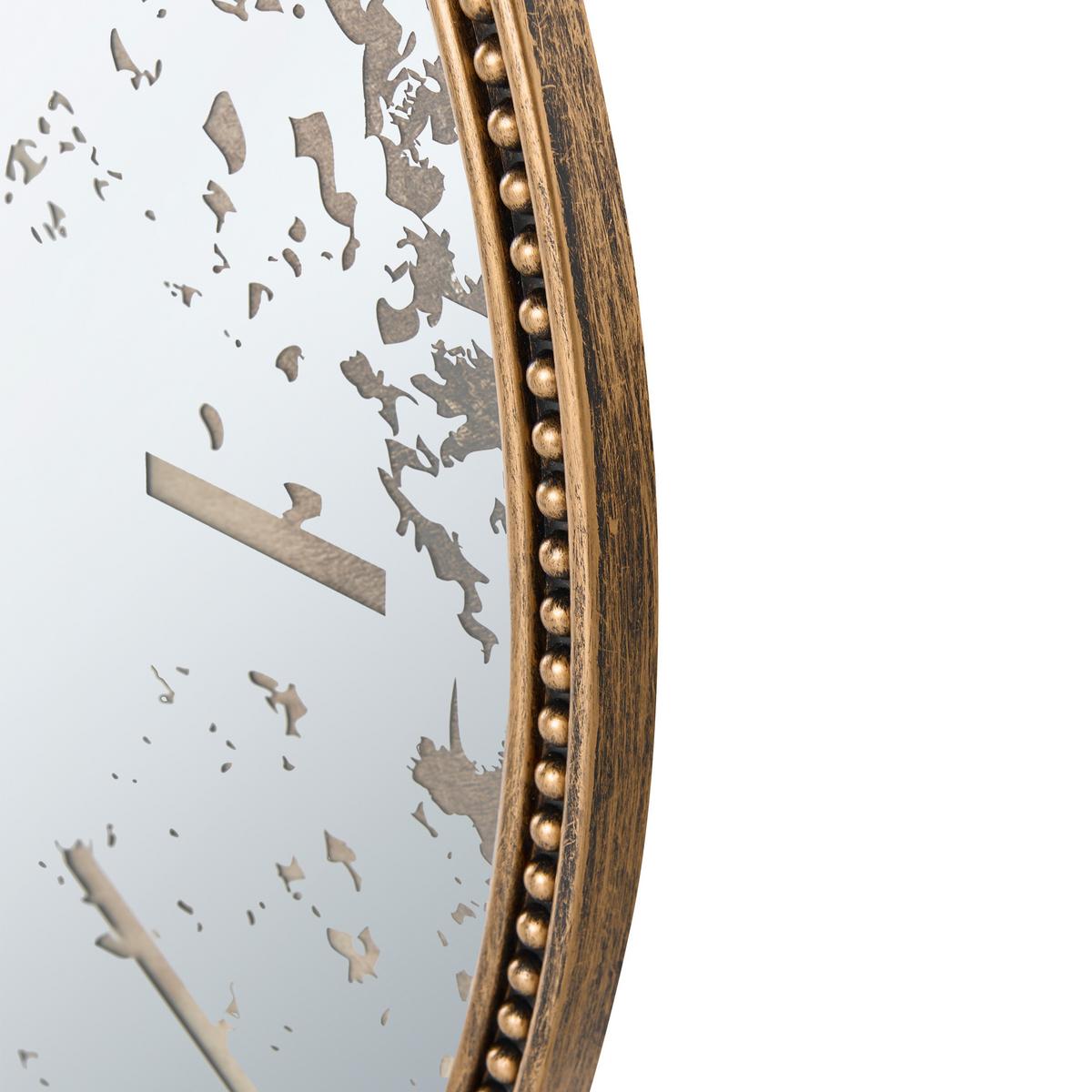 WANDUHR Gold Froissy - Goldfarben, Kunststoff (56/56/4cm) - Beliani