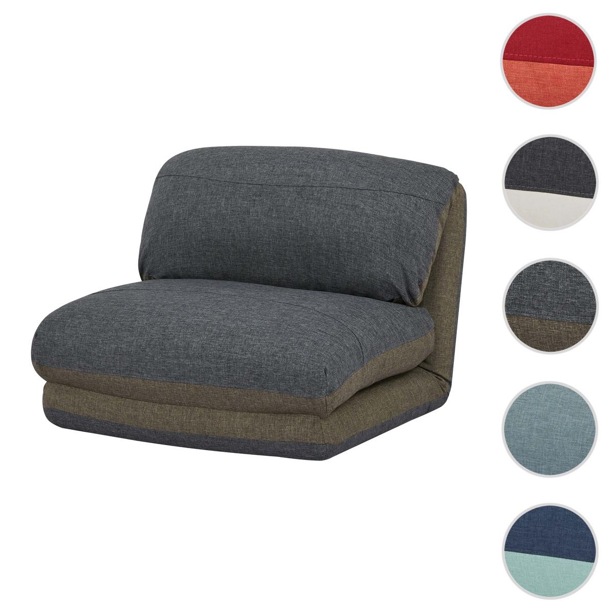 SCHLAFSESSEL Anthrazit, Grün - Anthrazit/Grün, Textil (75/60/75cm) - MCW