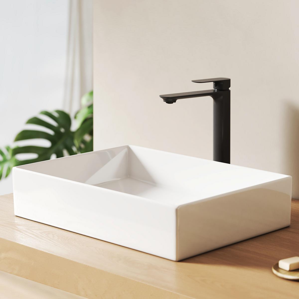 WASCHBECKEN Keramik Weiß 51 / 37 / 11 cm - Weiß, Keramik (51/11/37cm) - EMKE