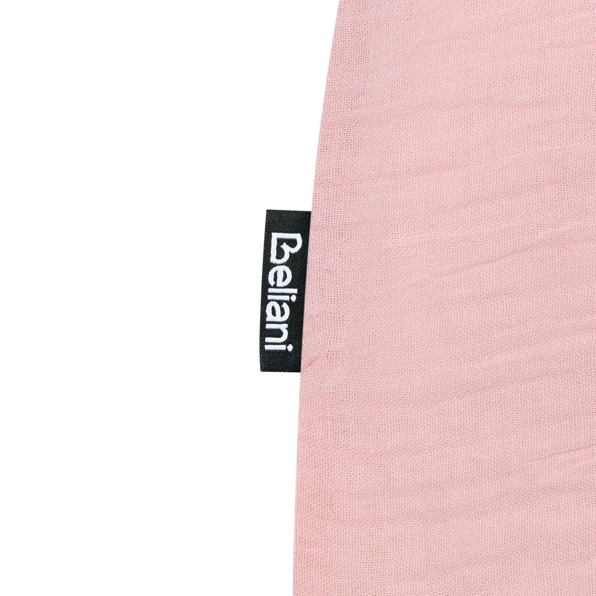BETTWÄSCHE-SET 200/200 cm Baumwollmusselin Pastellrosa Sumner - Pink, Textil (200/200cm) - Beliani