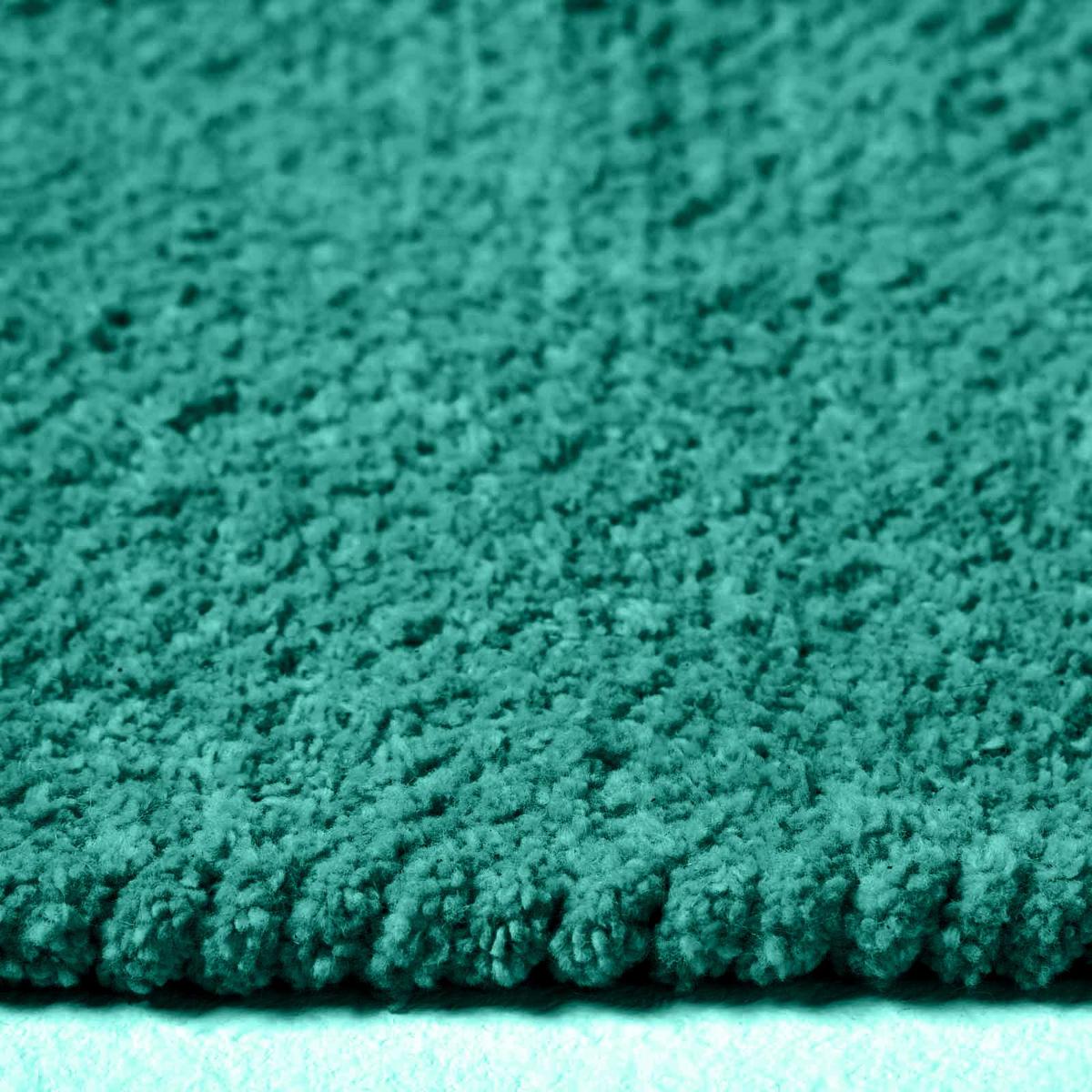 HANDWEBTEPPICH Chenille 110/170 cm - Petrol, Textil (110/170cm) - Homescapes
