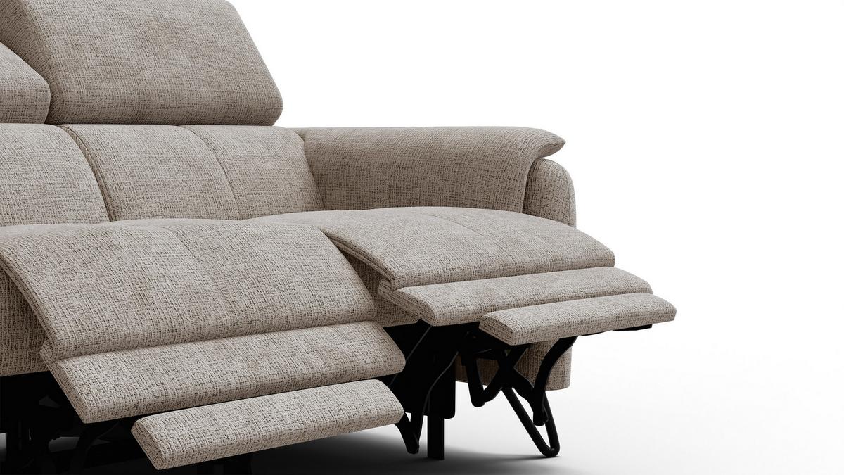 RELAXSOFA RODEN 2-Sitzer, beige - Beige, Holz/Textil (152/82/103cm) - Wozimo