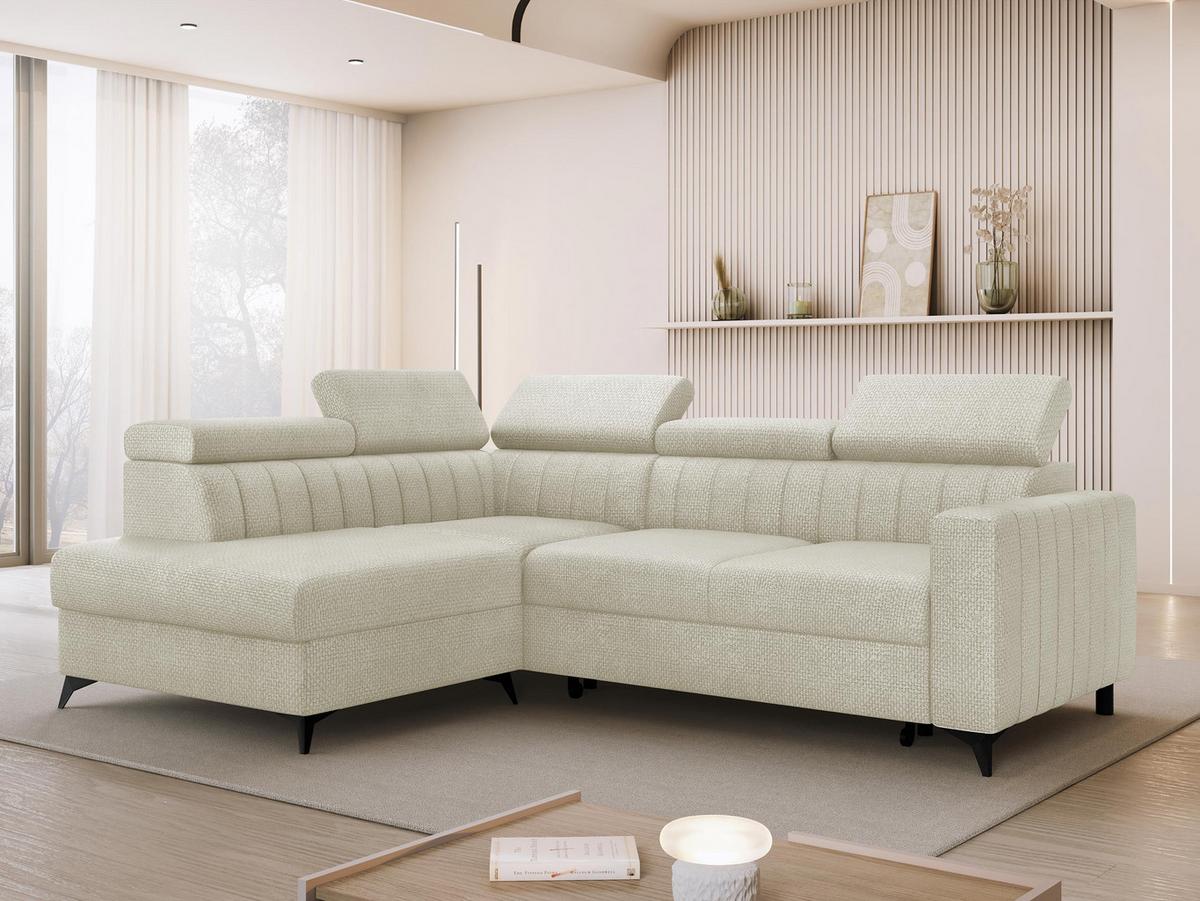 ECKSOFA Milano 2RRLXP, Seite: Links LXP+R+2R - Mokka, Holz/Textil (249/195cm) - MIRJAN24