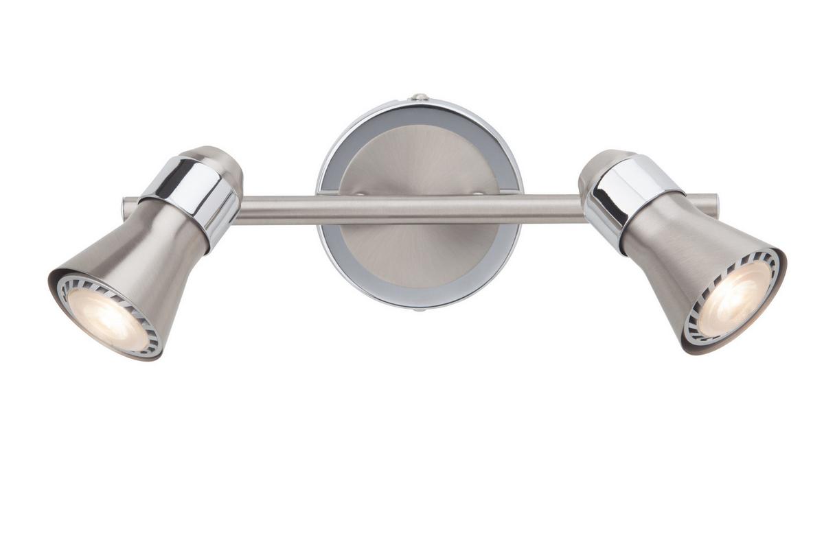 LED SPOT Sanny Eisen/Chromfarbenfarben 16,5/31,5/13,5 cm - Multicolor, Metall (16.5/31.5/13.5cm) - Brilliant