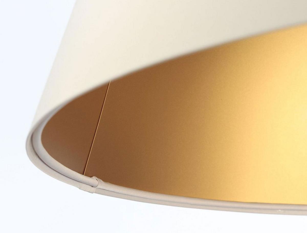 HÄNGELEUCHTE Gold 50/27 cm - Beige, Kunststoff (50/1.3/27cm) - ONZENO