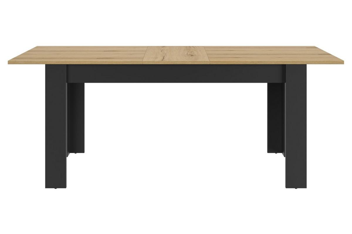 RECHTECKIGER, ausziehbarer Esstisch Manchester - Französische Herstellung - Nussbaumfarben, Holzwerkstoff (20.57/200/77cm) - Calicosy
