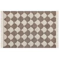 KURZFLOR-TEPPICH Sinop 230/160 cm - Braun, Textil (160/230cm) - Beliani