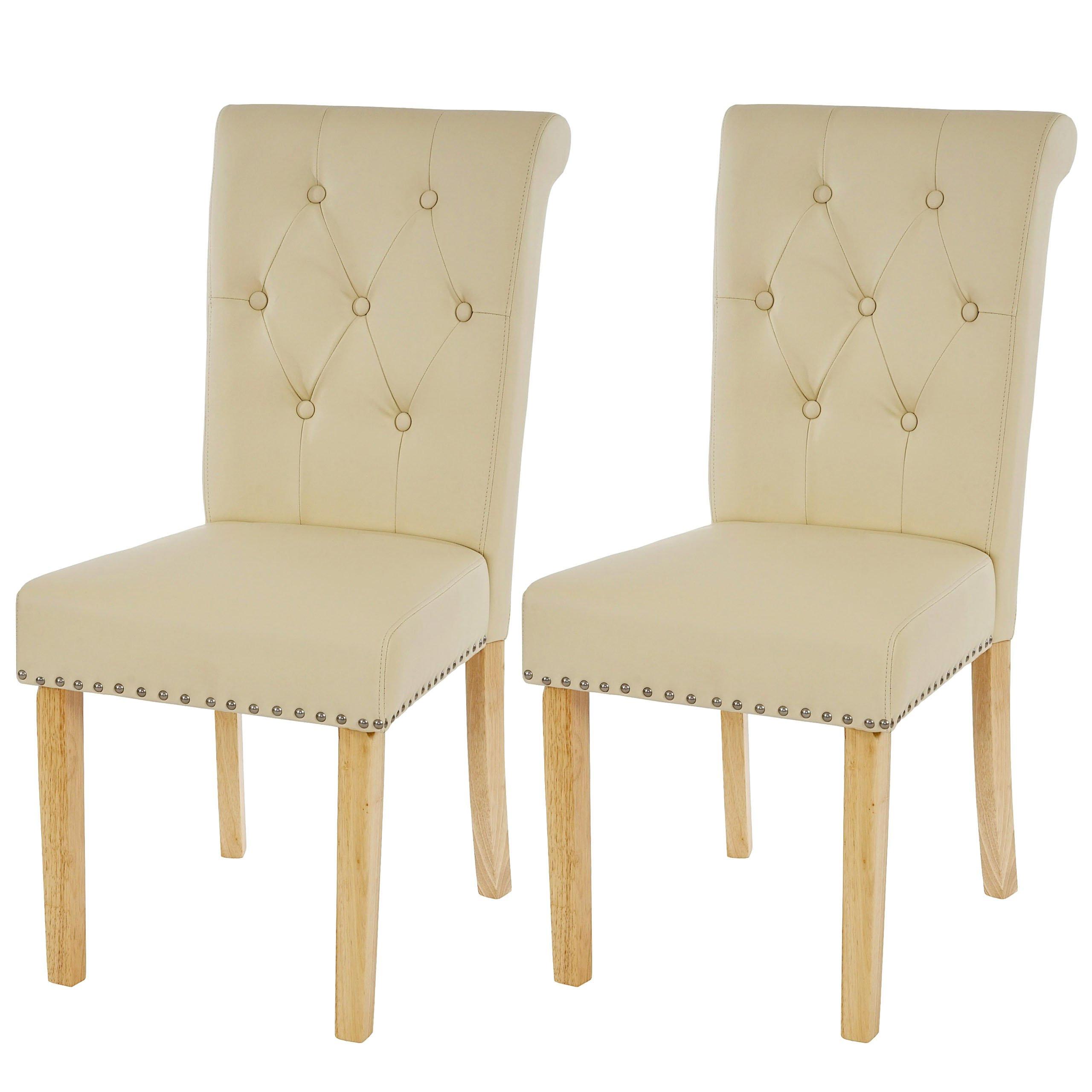 ESSZIMMERSTUHL FIELD IL Beige 2er-Set - Beige/Creme, Textil (47/98/62cm) - MCW