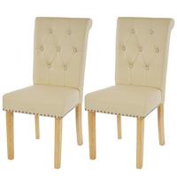 ESSZIMMERSTUHL FIELD IL Beige 2er-Set - Beige/Creme, Textil (47/98/62cm) - MCW