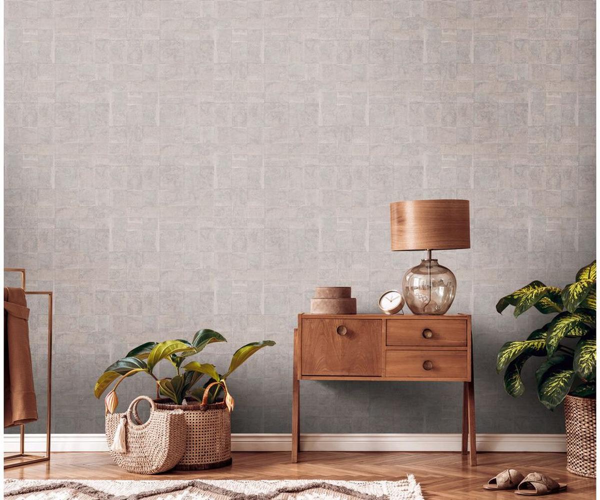 VLIESTAPETE Beige 53/1005 cm - Beige, Textil (53/1cm) - KUNSTLOFT