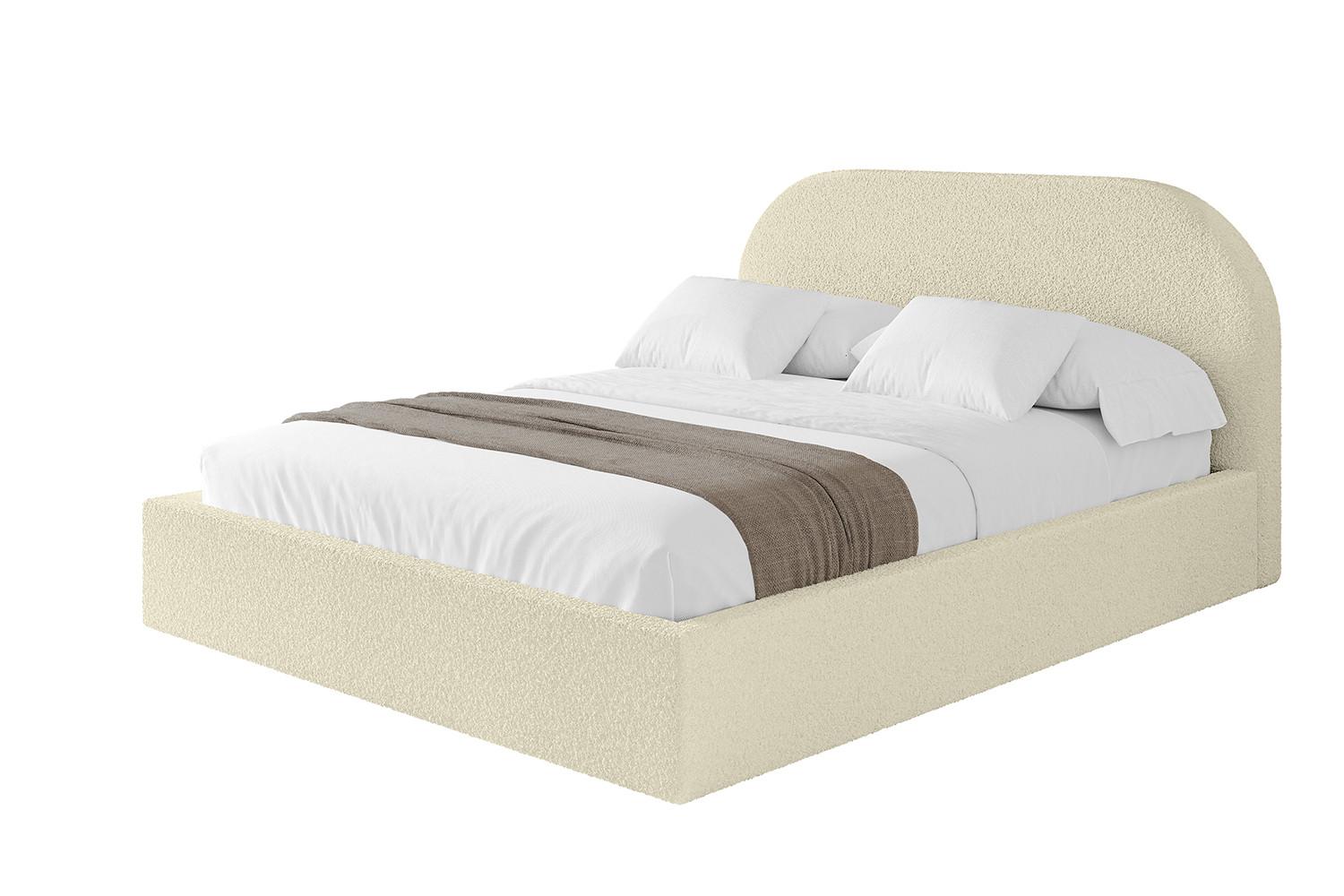 POLSTERBETT mit Bettkasten und Lattenrost, Boxbett ohne Matratze - TIVON 180x200 Beige - Taupe, Holzwerkstoff/Textil (180/200cm) - ALTDECOR