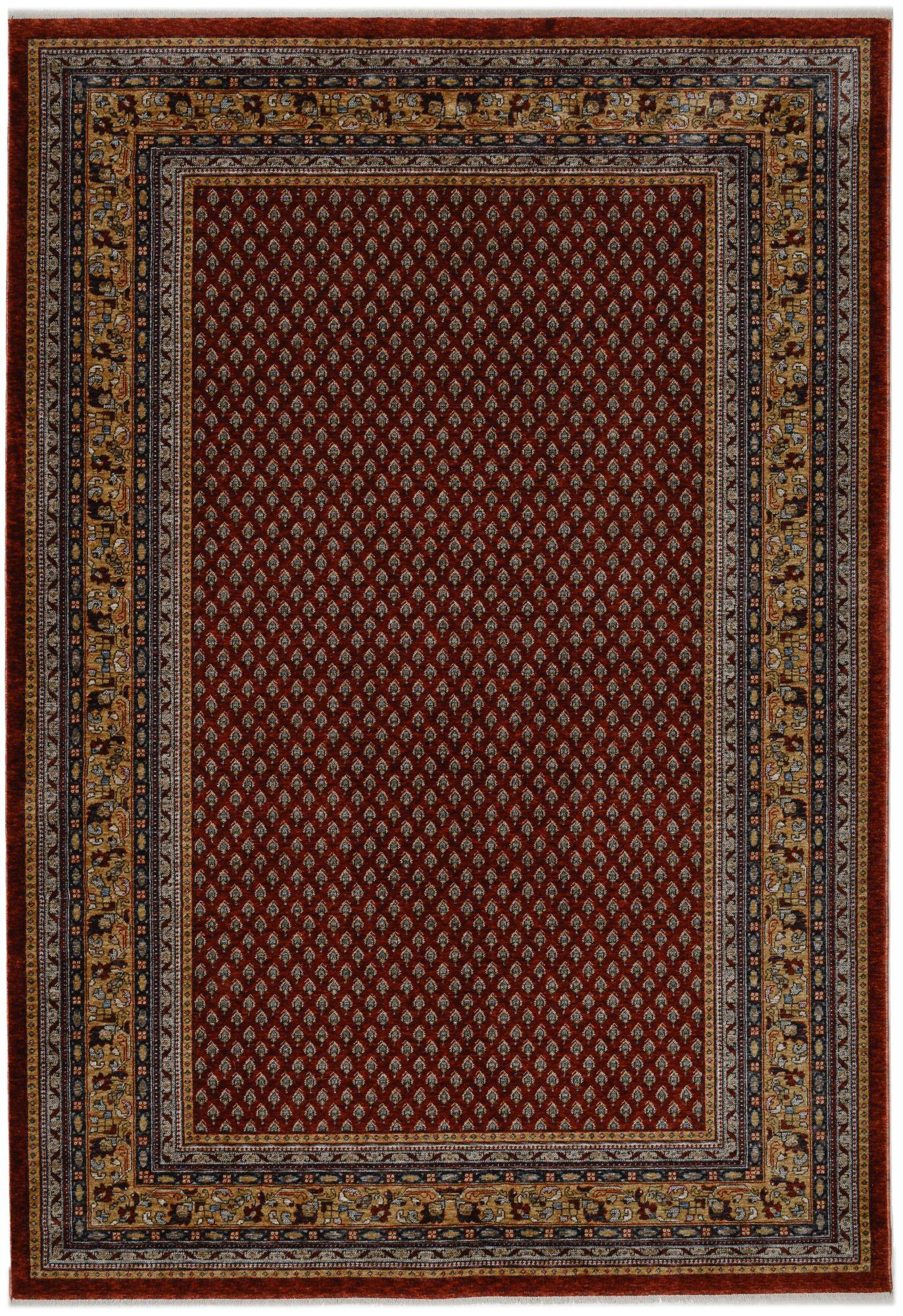 ORIENTTEPPICH Beatrice Mir 60x130 cm - Rot, Textil (60/130cm) - THEKO