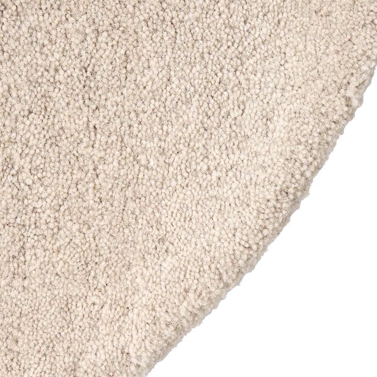 TEPPICH Cremeweiß 160/230 cm Wolle Nainital - Creme, Textil (160/230cm) - Beliani