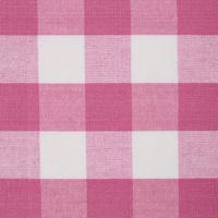 BAUMWOLLSTOFF Meterware pink-weiß kariert, 150 cm - Pink, Textil (150/100cm) - Homescapes